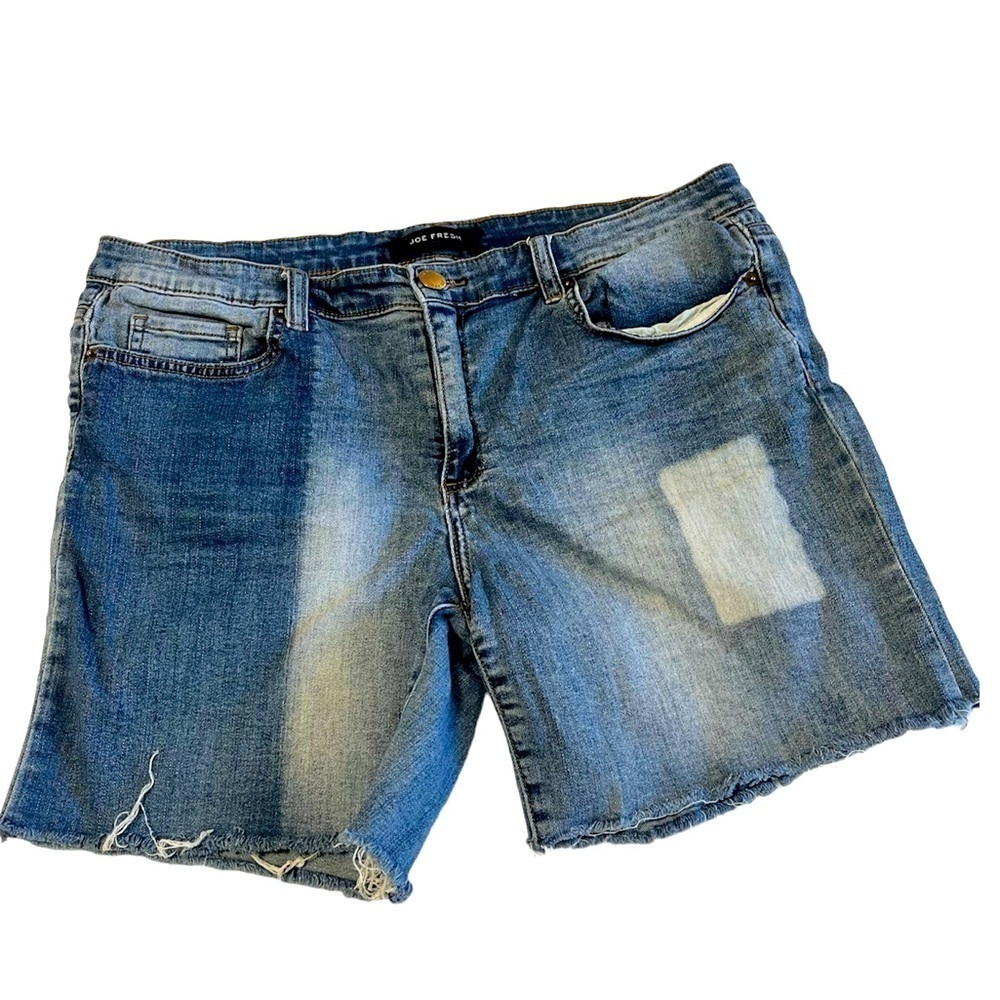 Denim patch work shorts size 12